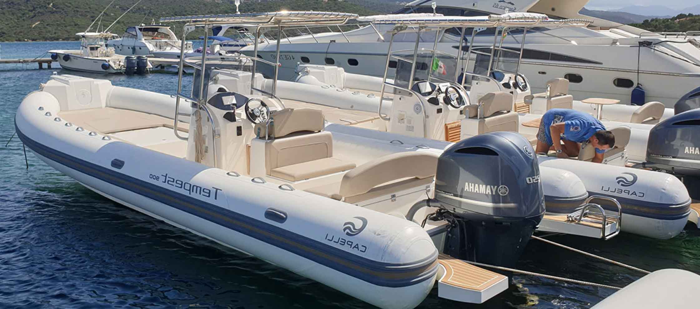 boat hire porto cervo