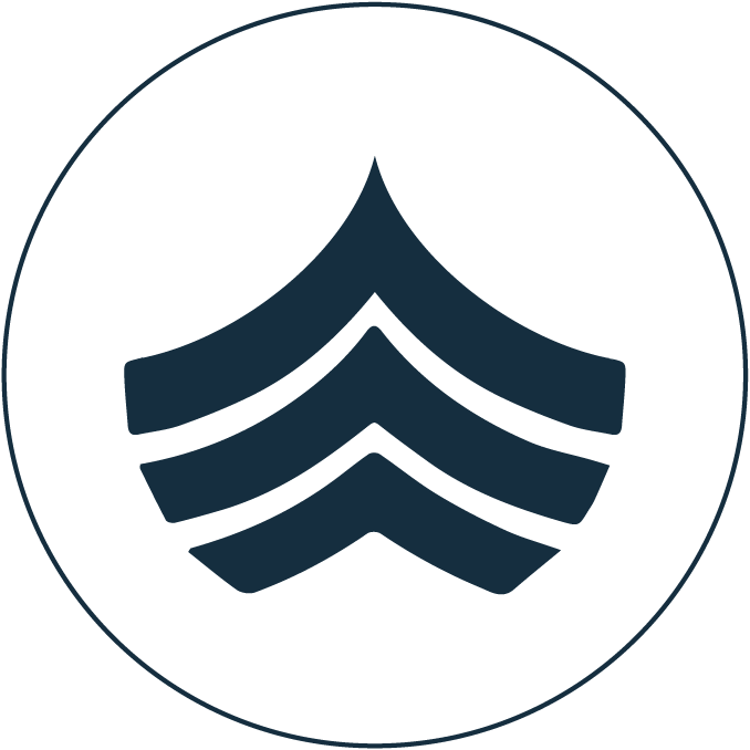 Special Charter Sardinia icon blue white